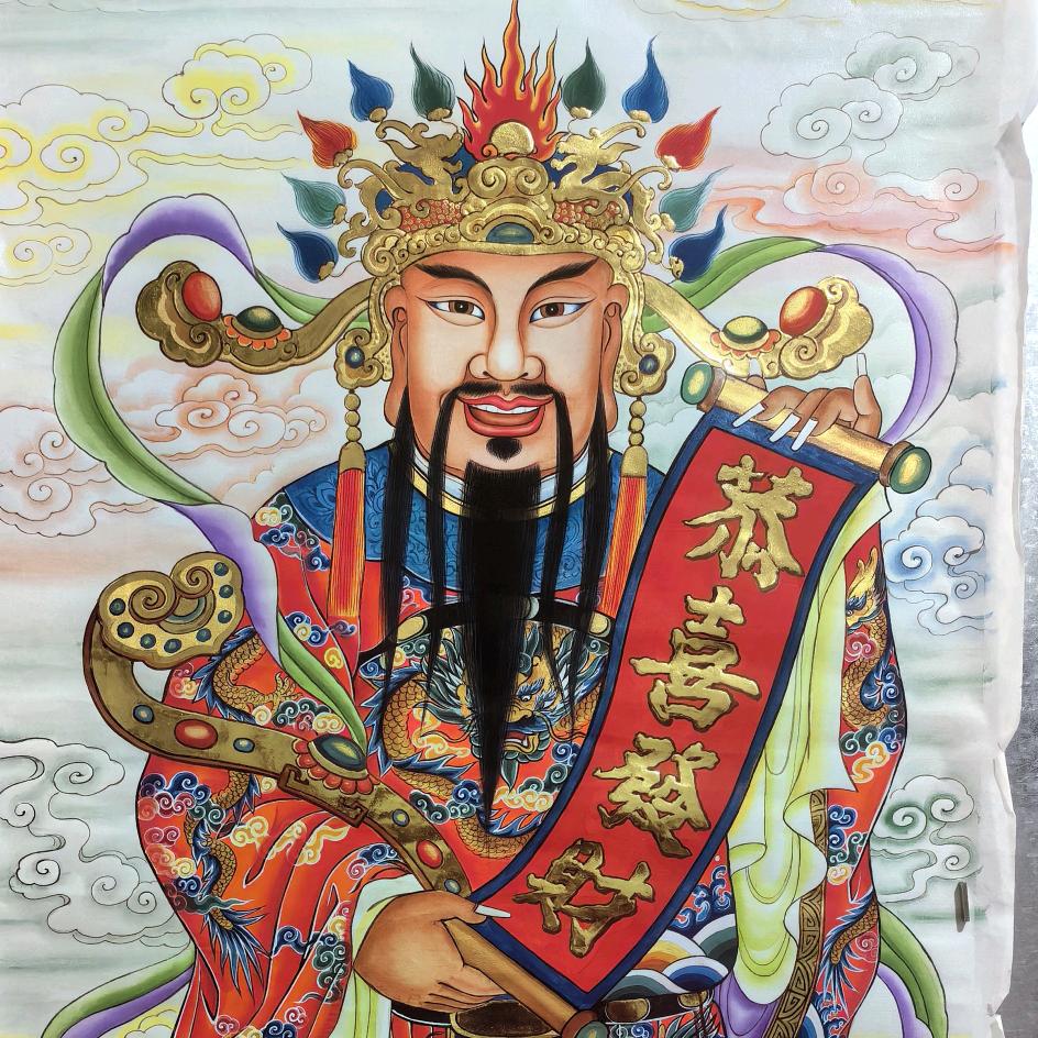 汉吉福非遗贴金画