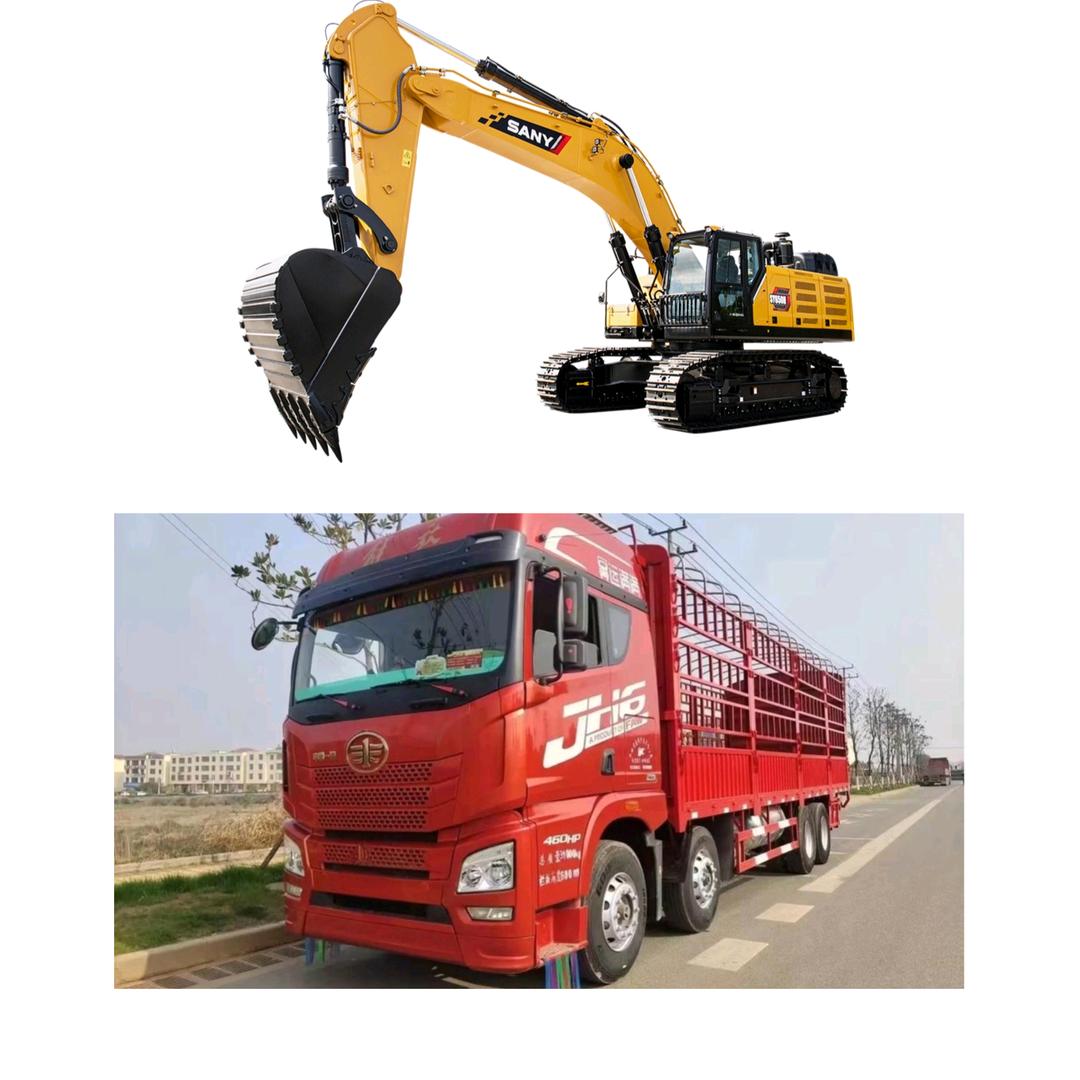 AA开挖机货车 小位