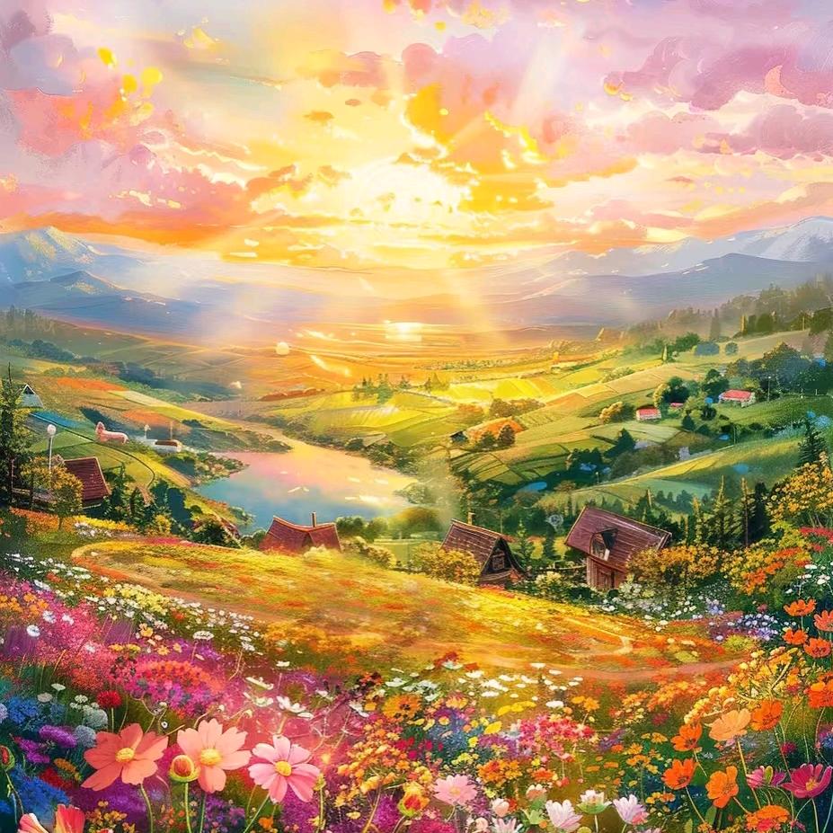 健康和丰盛的一生～