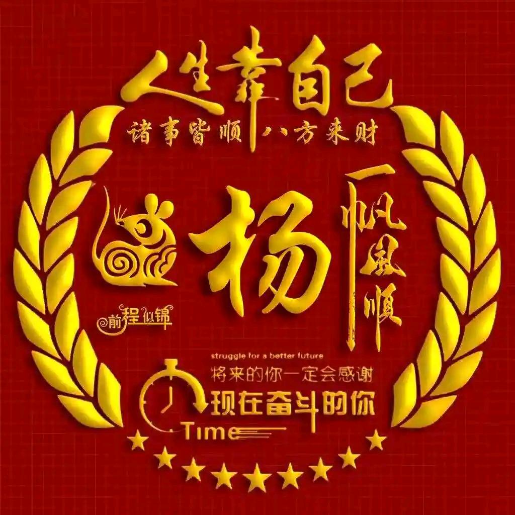 杨，扬帆起航。你武哥。