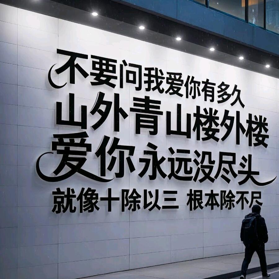 山外青山楼外楼 爱你永远没尽头