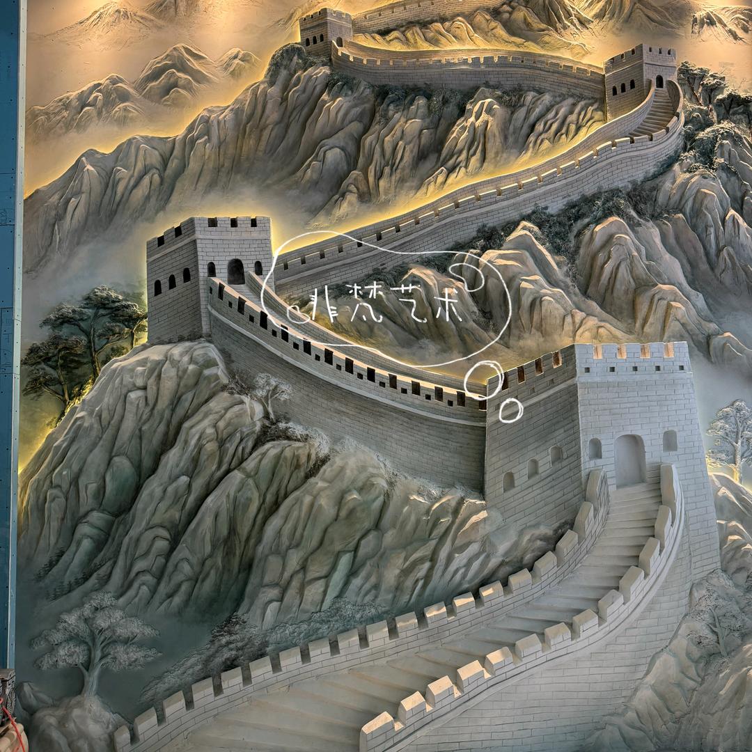非梵艺术浮雕壁画