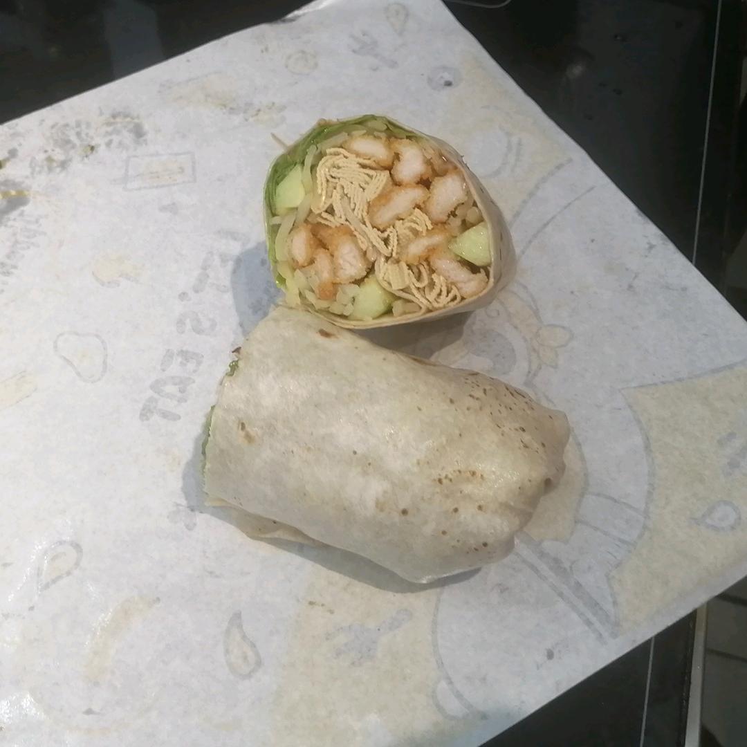 新口味卤肉卷饼