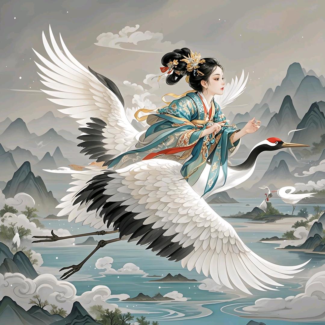 鹤仙人设计