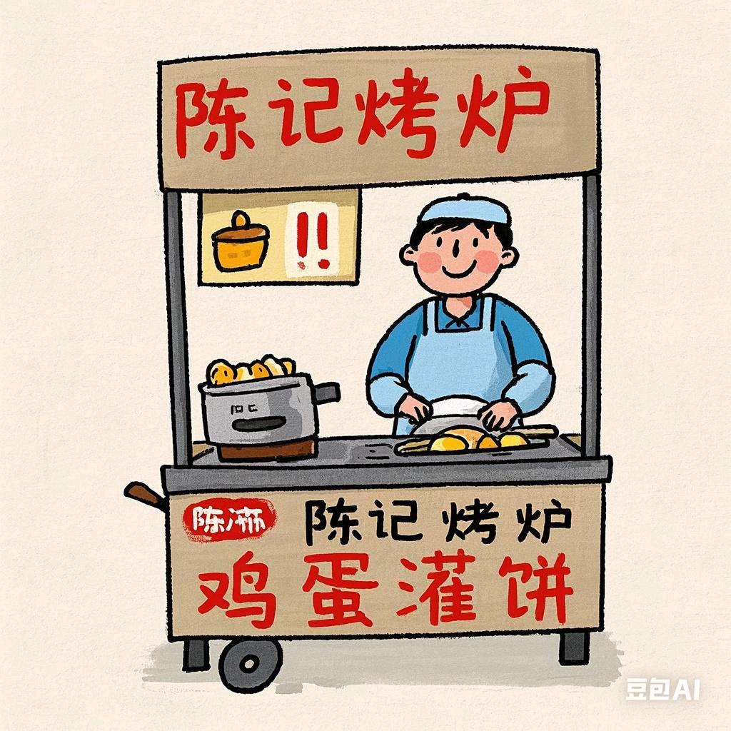 陈记烤炉鸡蛋灌饼