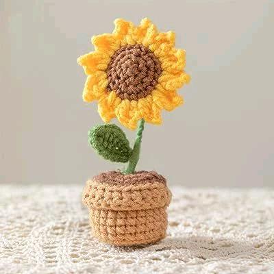 深美教师节手工针织花