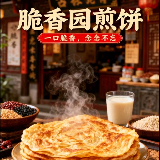 脆香园煎饼,