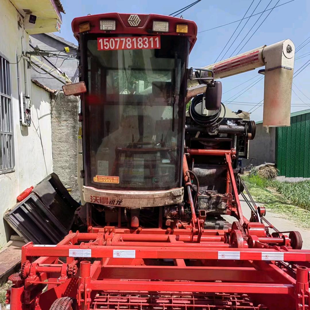 专业收割大蒜小麦玉米