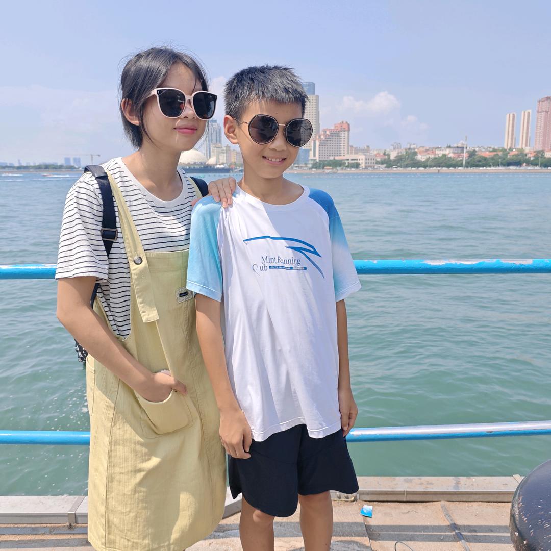 两个爱运动孩子的父亲