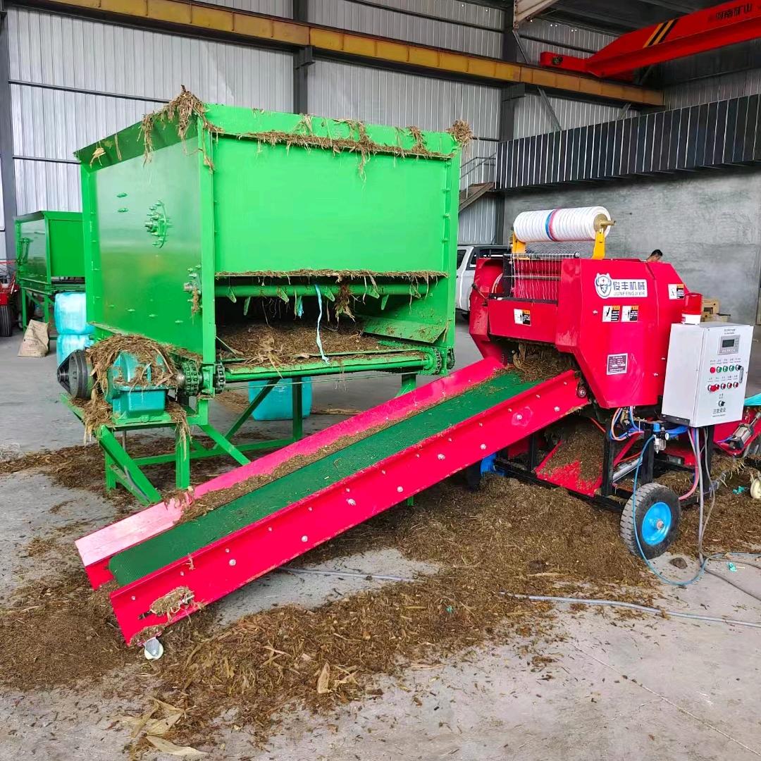 俊丰打捆包膜一体机