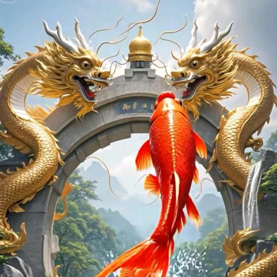 🐟鲤鱼跃🏄🐉龙云🇨🇳