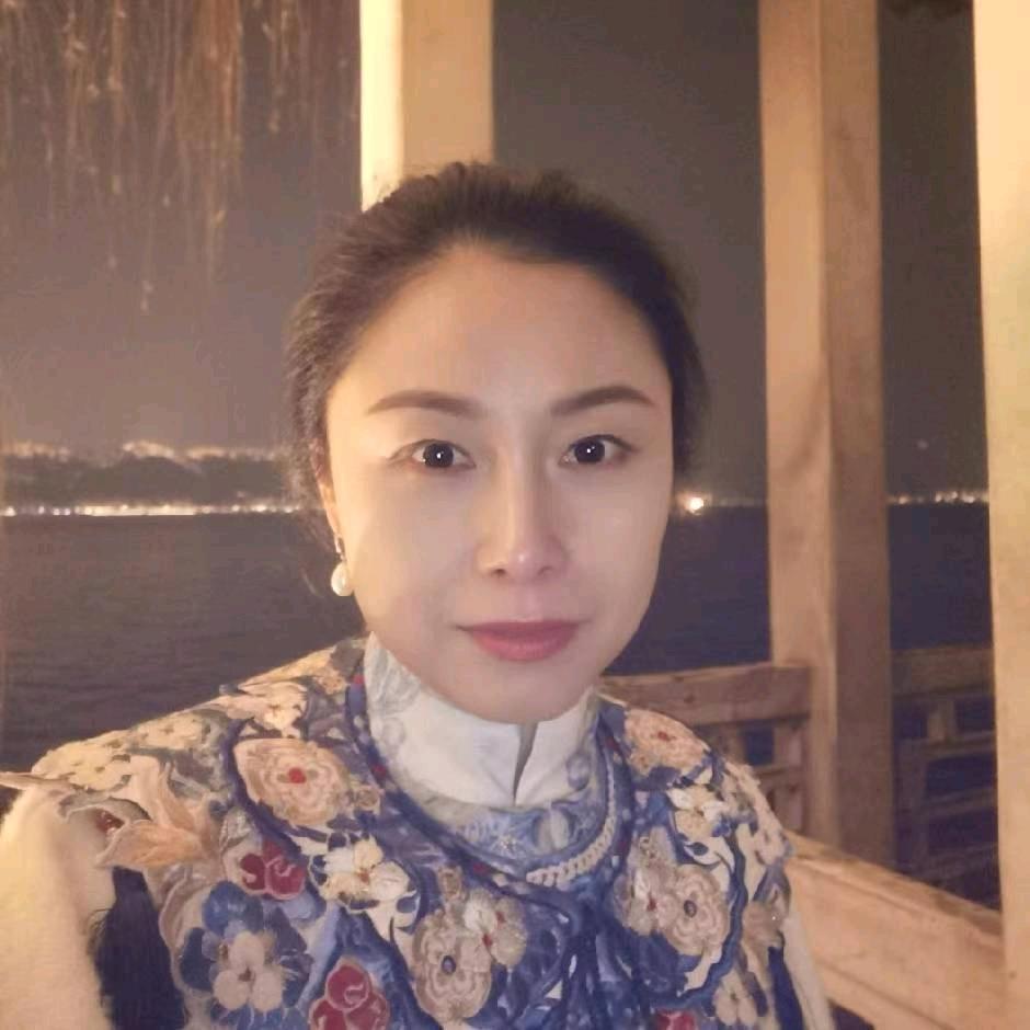 新中式印花秦颖