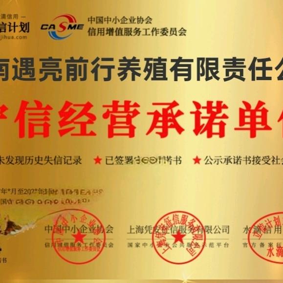 河南遇亮前行养殖有限责任公司