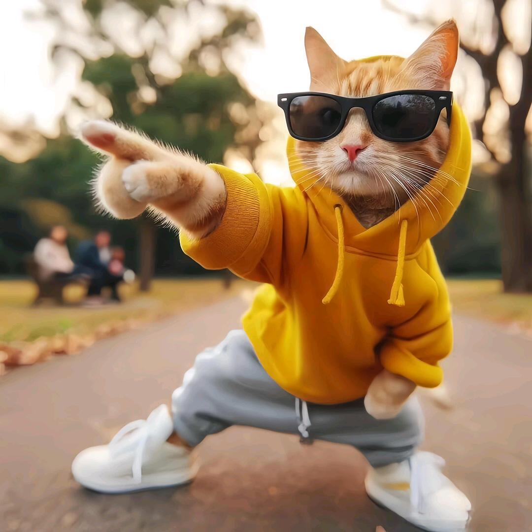 呲着大牙很爱笑