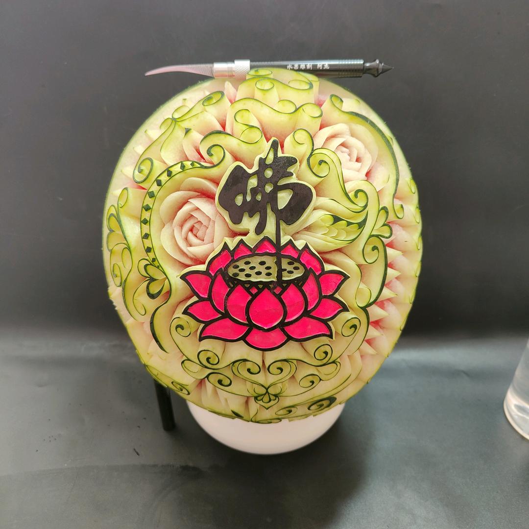 阿杰婚礼水果雕刻（招学员）