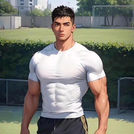 爱健身的男人