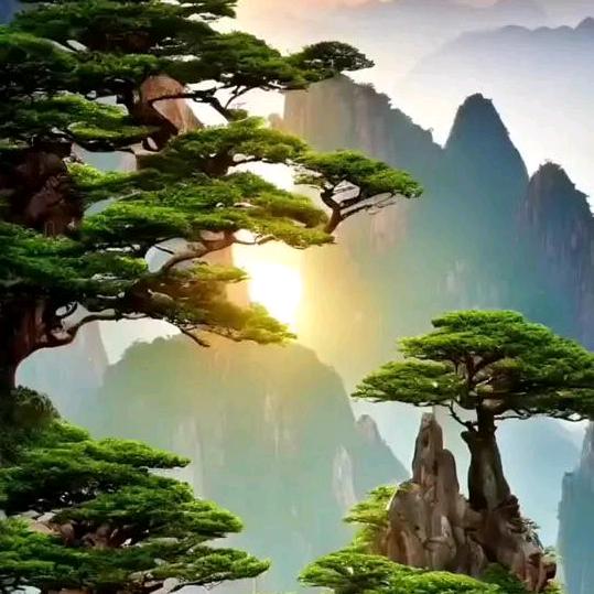 雾绕青山