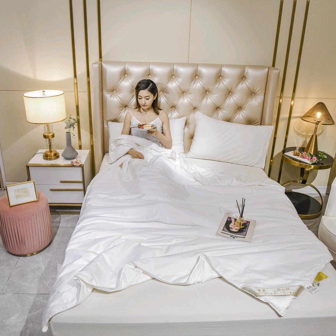 桐乡手工蚕丝被小蚕童