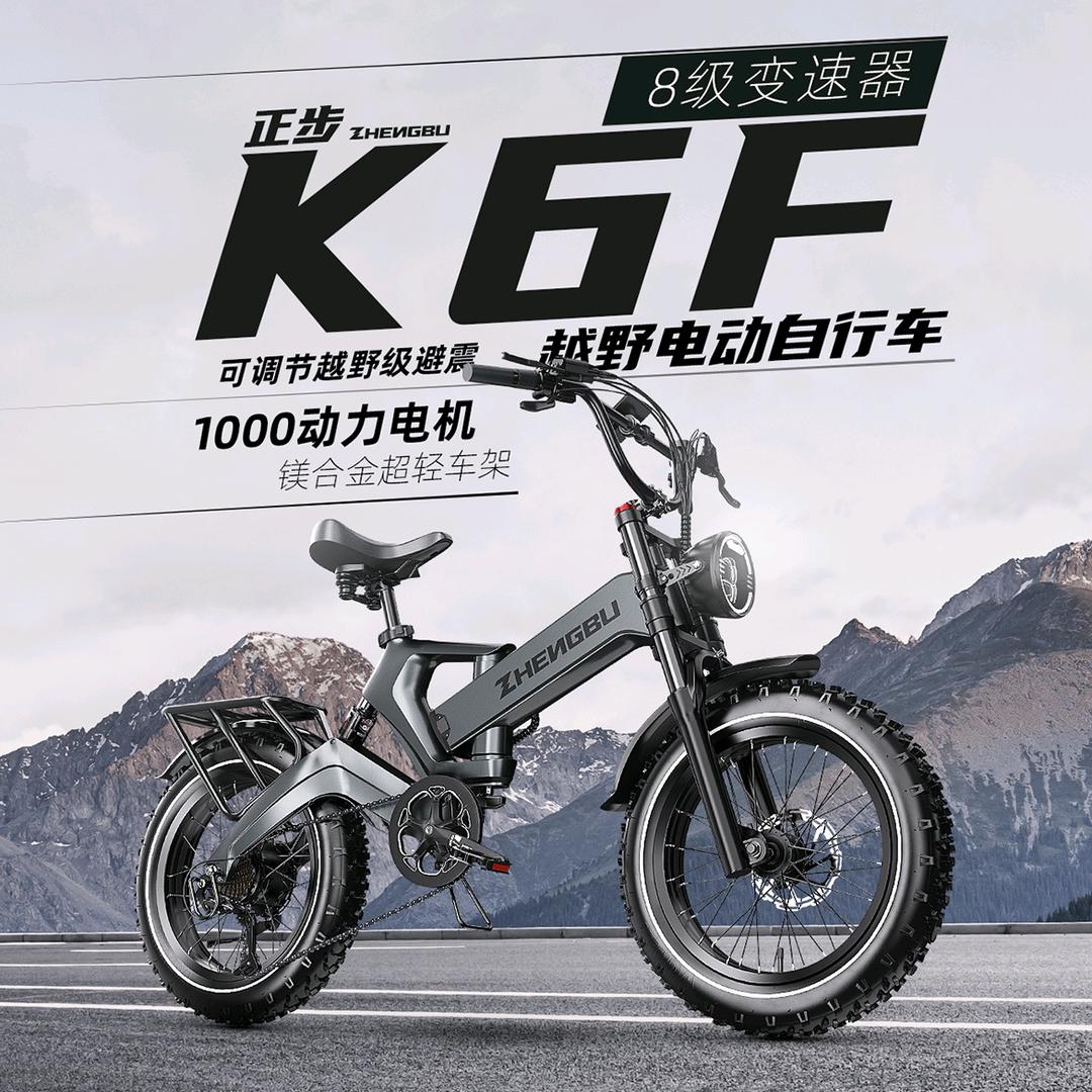 正步高端电动自行车