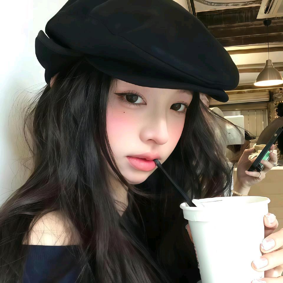 卖萌被打歪刘海头像