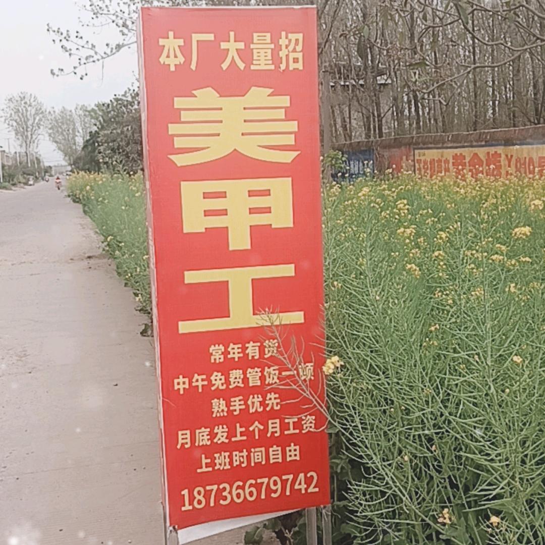 王庄小乔美甲招工