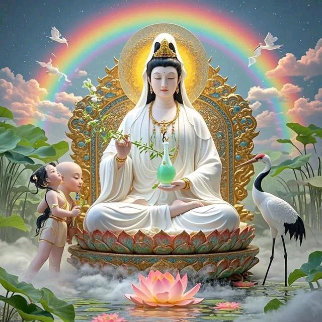 佛祖保佑你全家身体健康，财源广进，