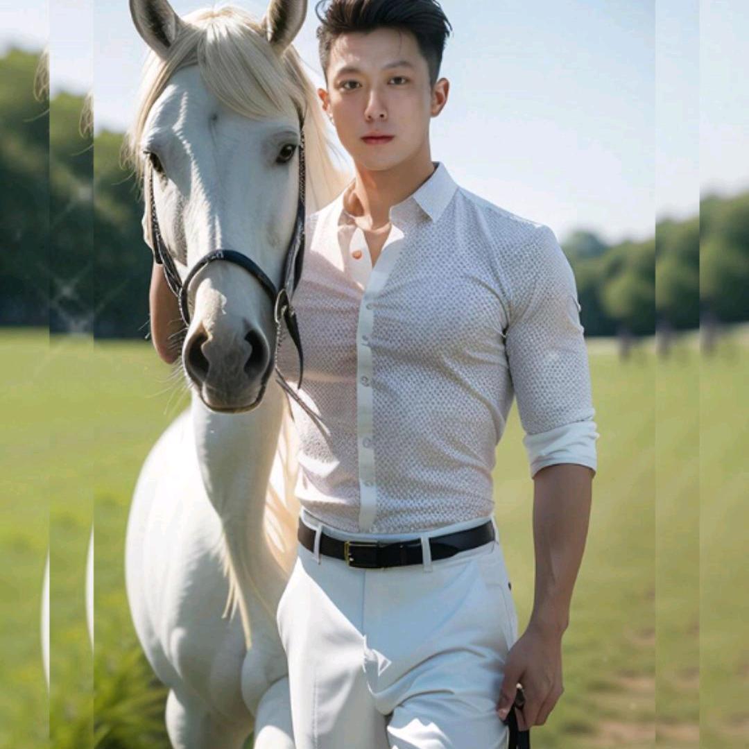 有缘分的白马王子。
