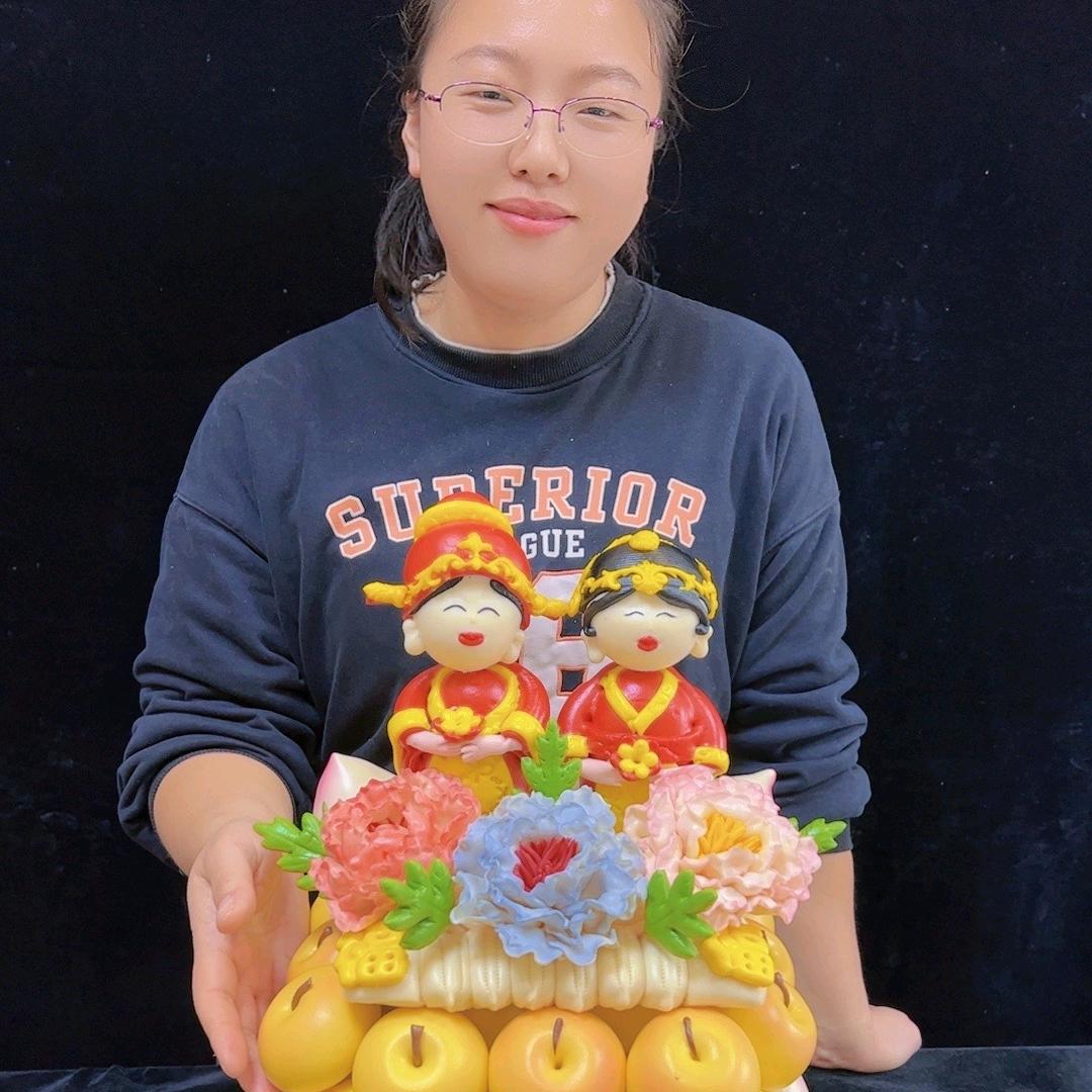 青岛邱姑娘面艺，花饽饽