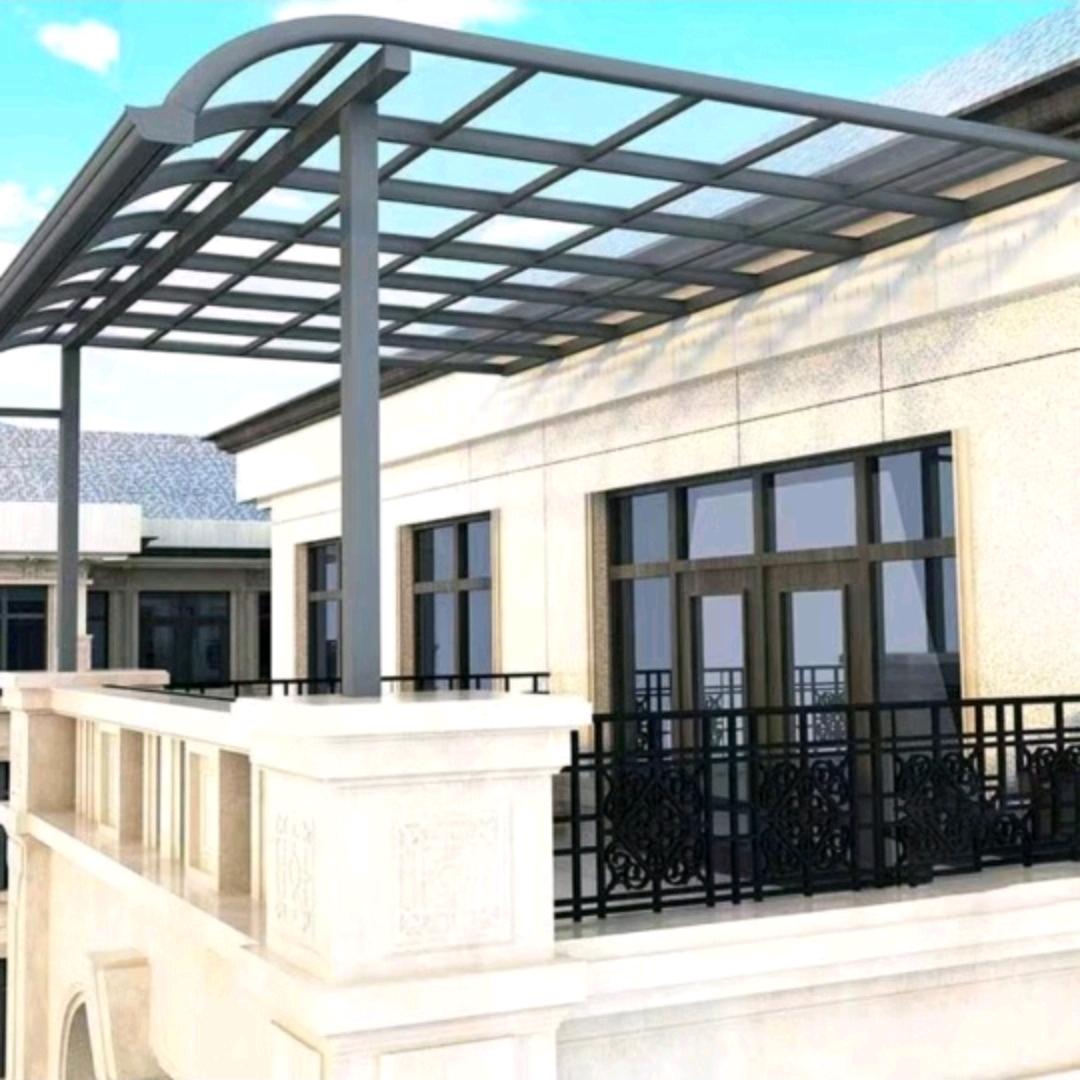 北京爱佳铝业厂家直销铝合金雨棚