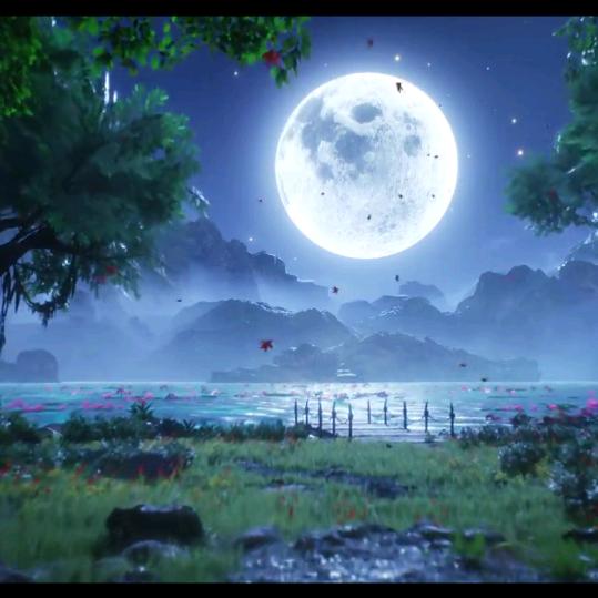 耀眼烟花似戏梦