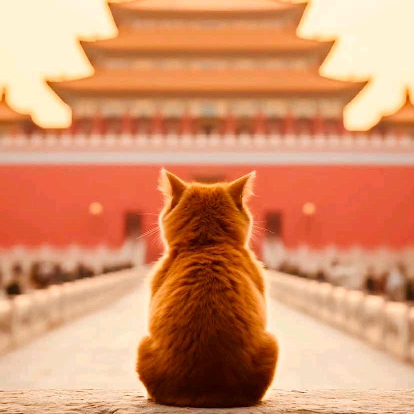 有鱼的猫