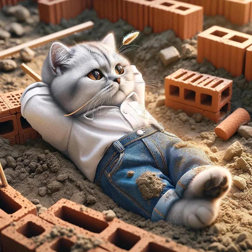 老牛在田间