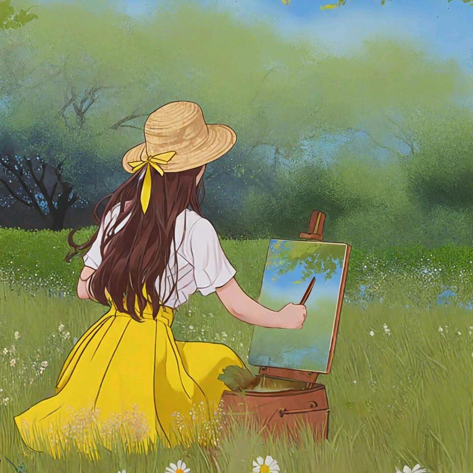 在滑县教美术的晓爽