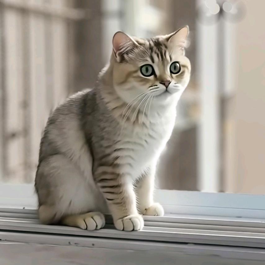 十七是蓝金渐层猫咪