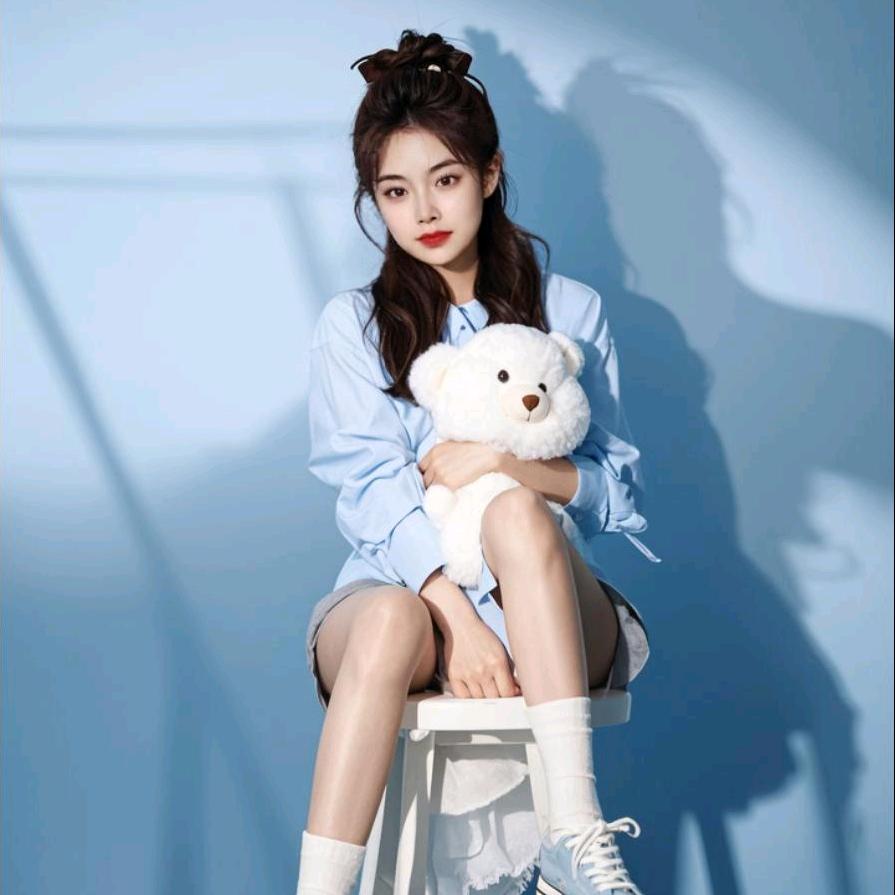 月光下的凤尾竹