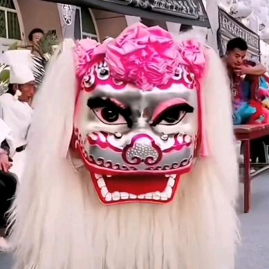 河南大胡子演狮团