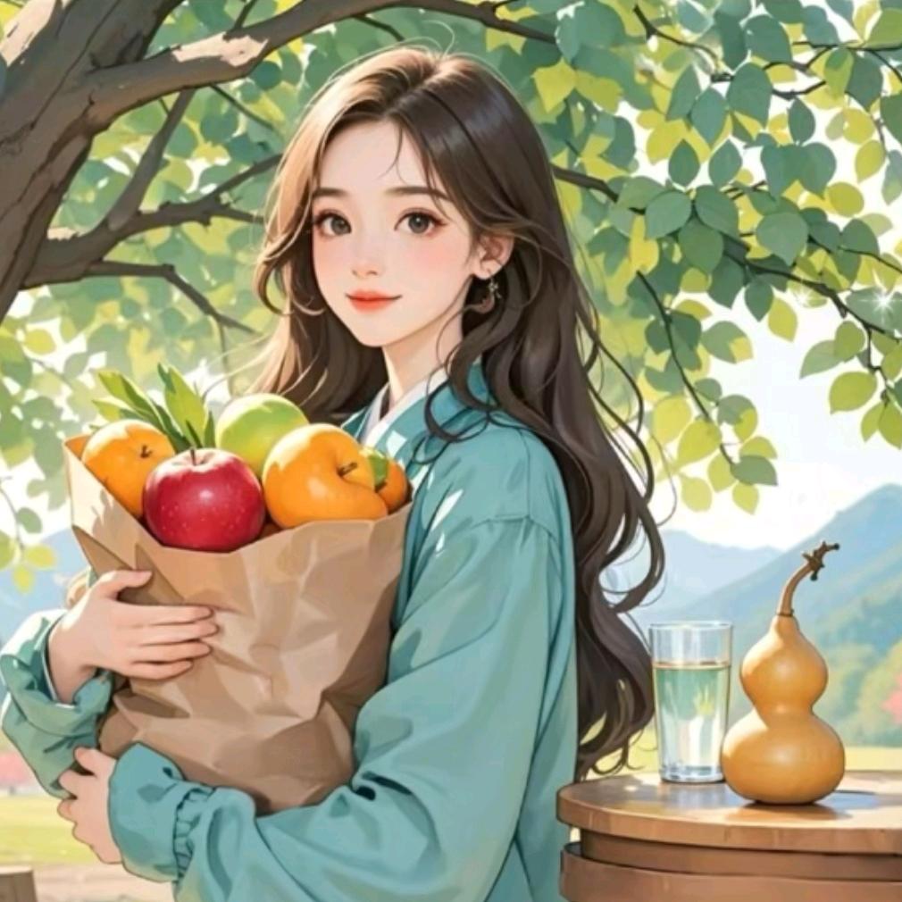 小付在果园