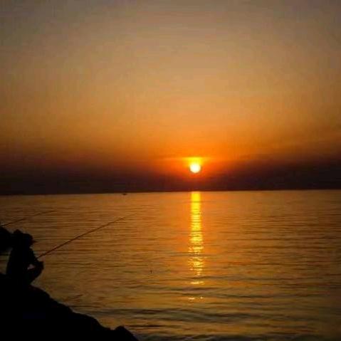 夕阳美