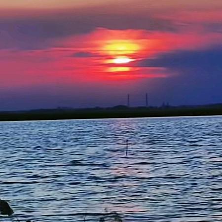 夕阳西下落日余晖