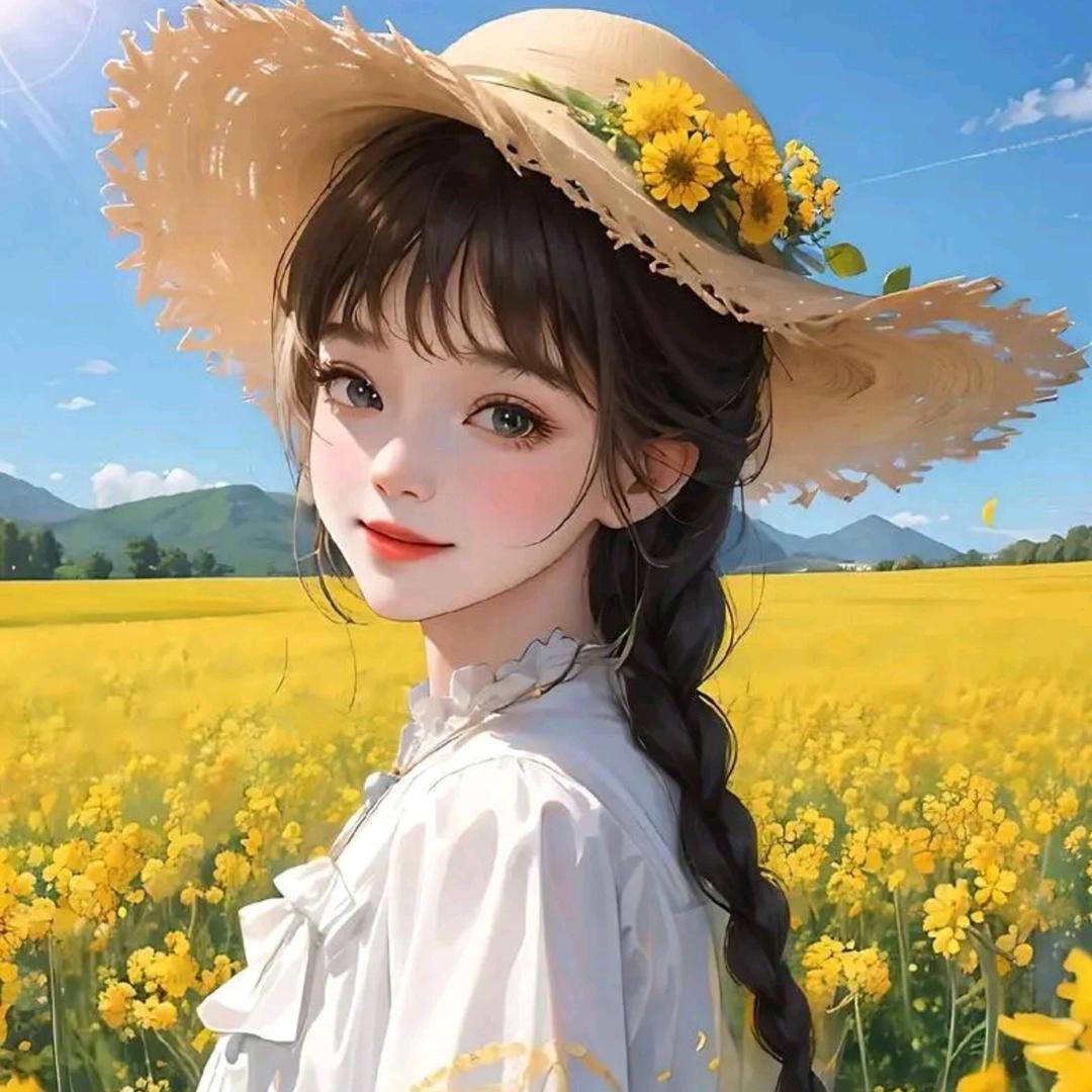 此女妩媚