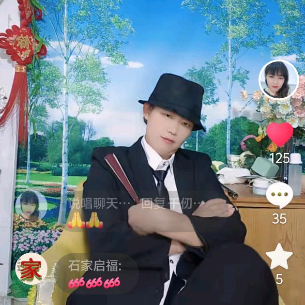 自己编小调下午五十分钟开直播，