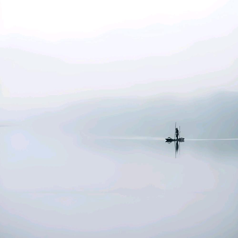 寒江孤舟