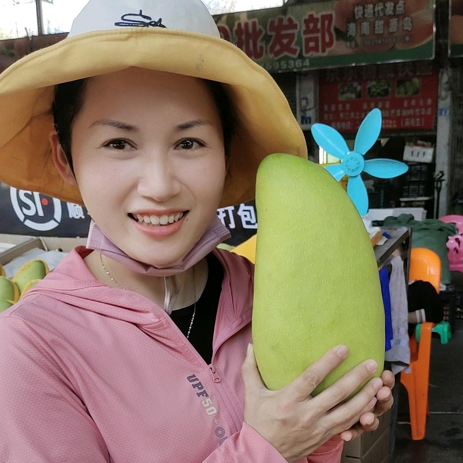 海口热带水果批发芒果B区18号小百合