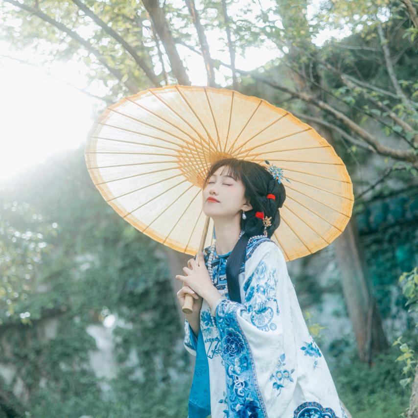 凭栏梳雨
