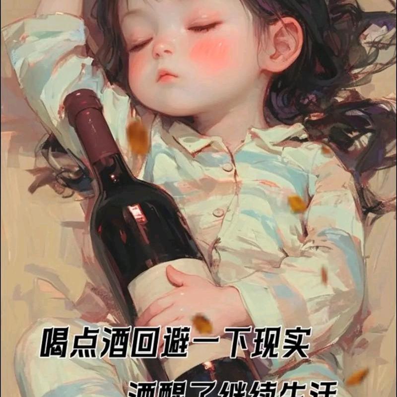 一个人&喝醉