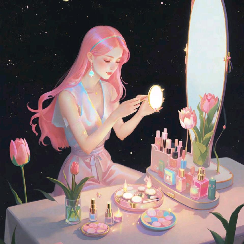 倚靠窗畔