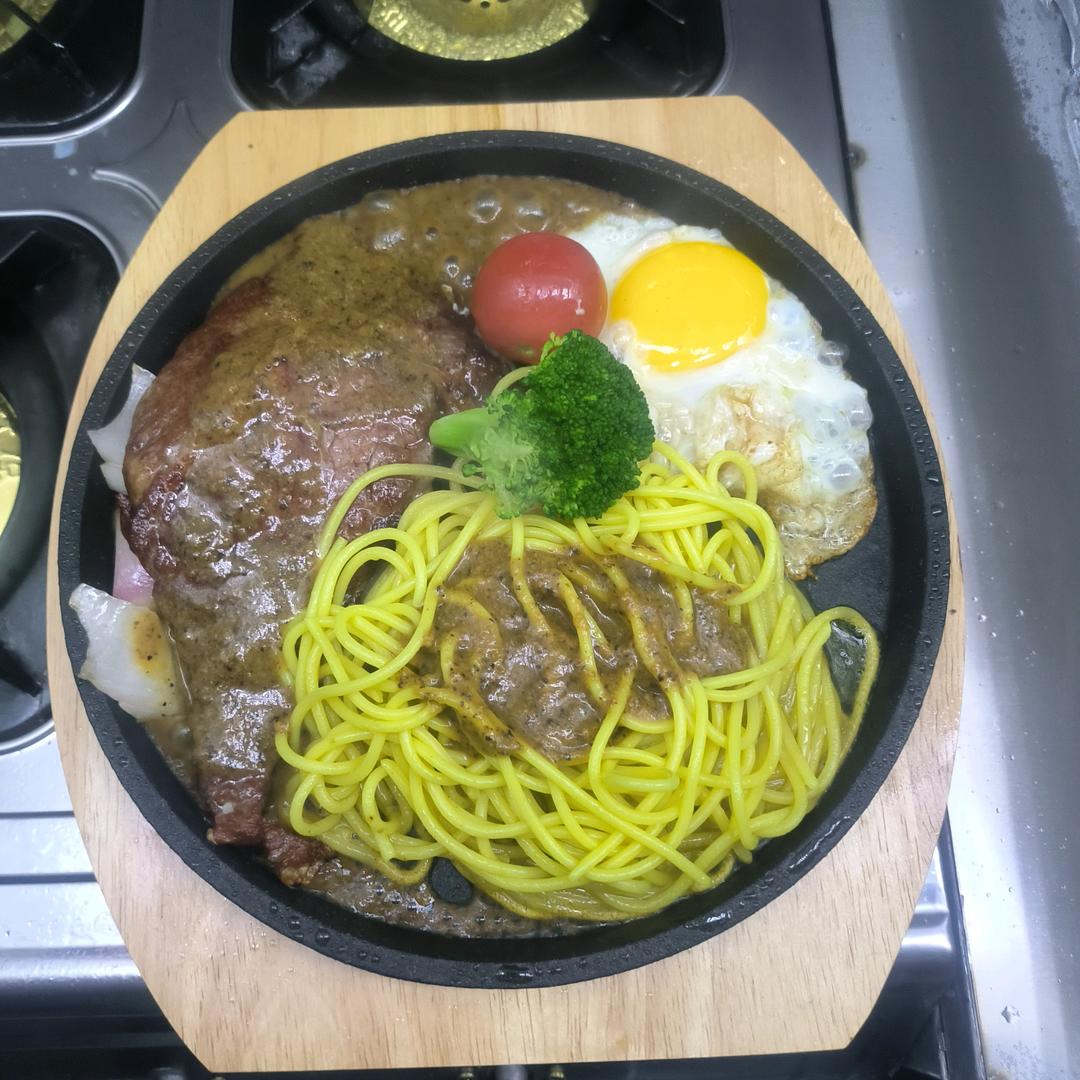 胖哥街头牛排，汉堡