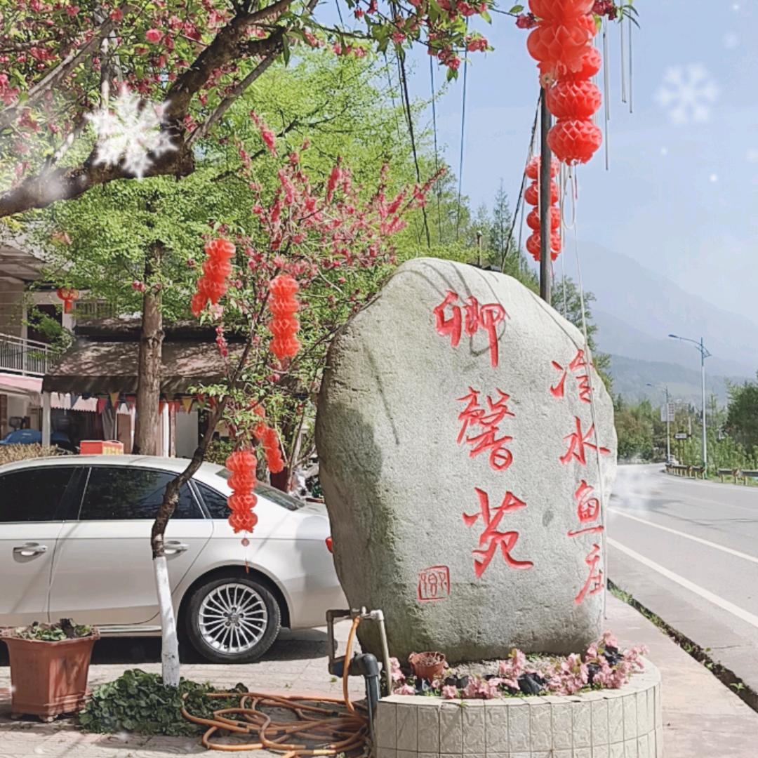 彭州小渔洞卿馨苑鱼庄，刘妹