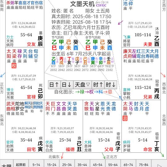 紫薇星轨  命理