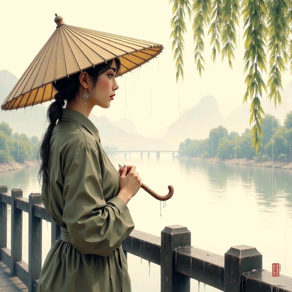 烟雨情笺